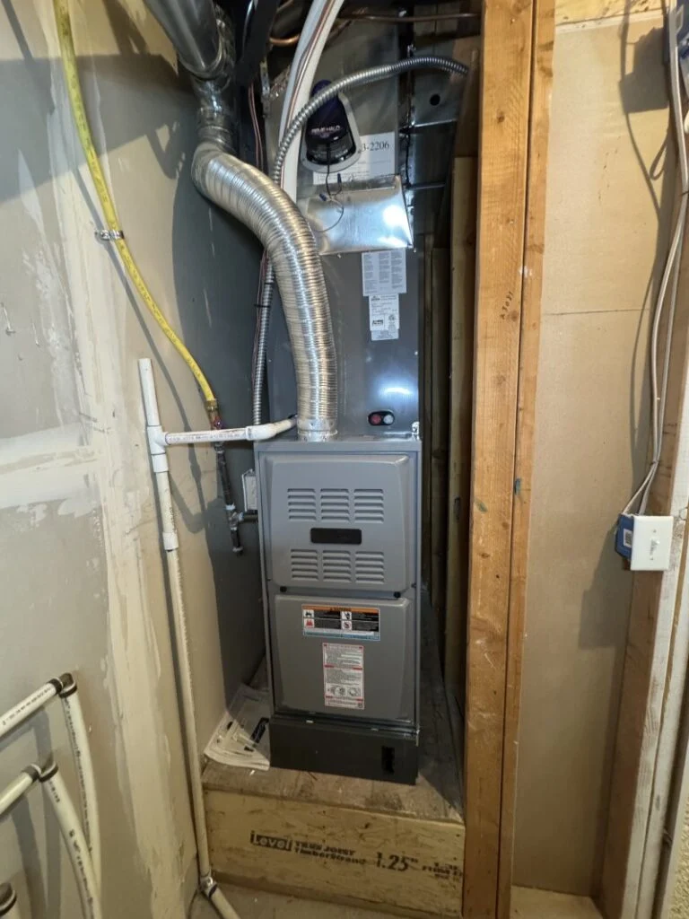 HVAC service on a Lennox system in Sandy, UT, November 5, 2024