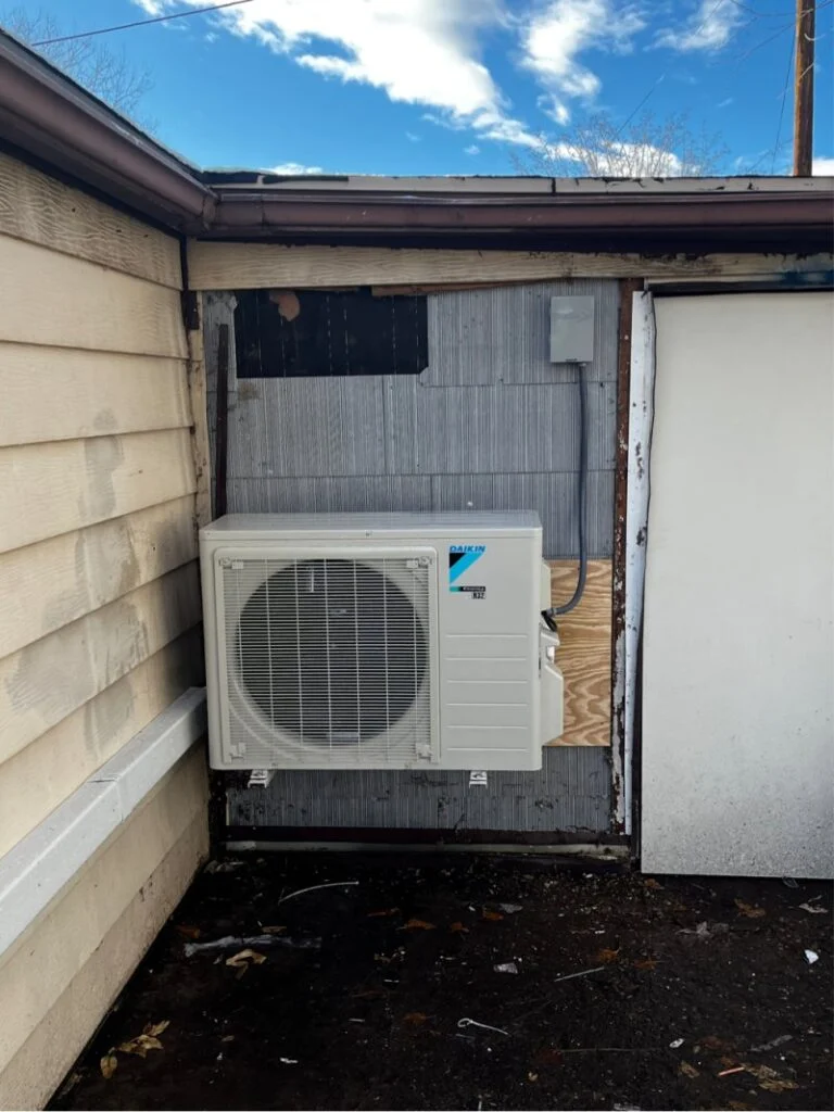 Ductless mini-split service on a Daikin system in Ogden, UT, January 4, 2025