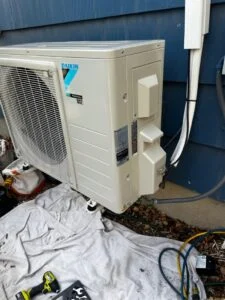 Ductless mini-split service on a Daikin system in Salt Lake City, UT, March 24, 2025