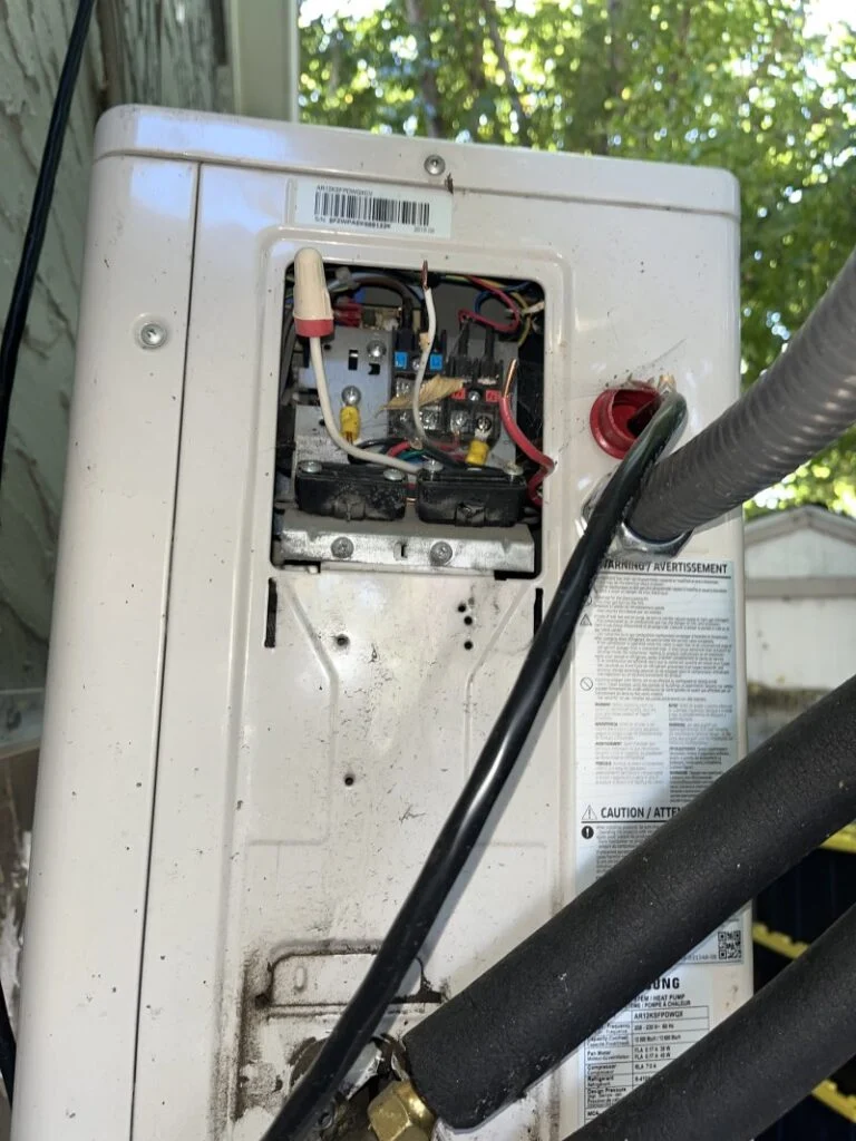 Ductless mini-split service in Murray, UT, September 22, 2025