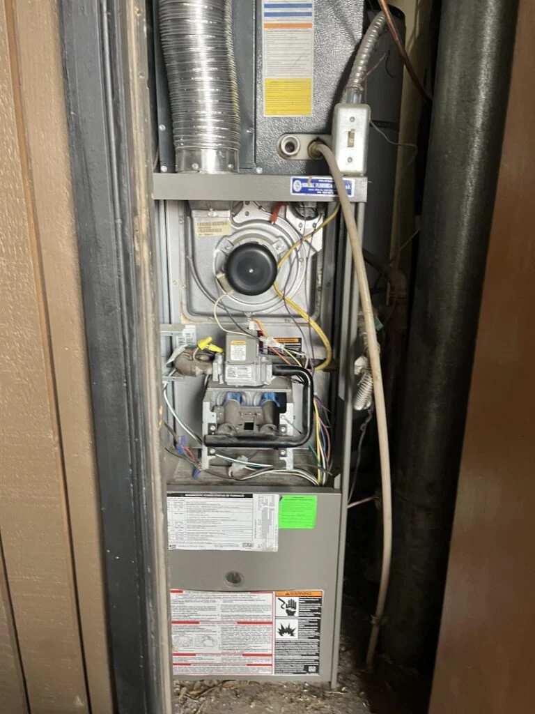 HVAC service on a Lennox system in Salt Lake City, UT, February 10, 2026