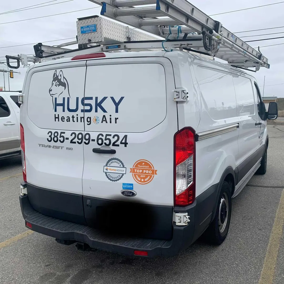 Husky Heating and Air service van