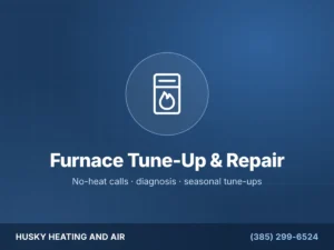 Furnace tune-up and repair by Husky Heating and Air
