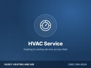Heating and cooling service by Husky Heating and Air
