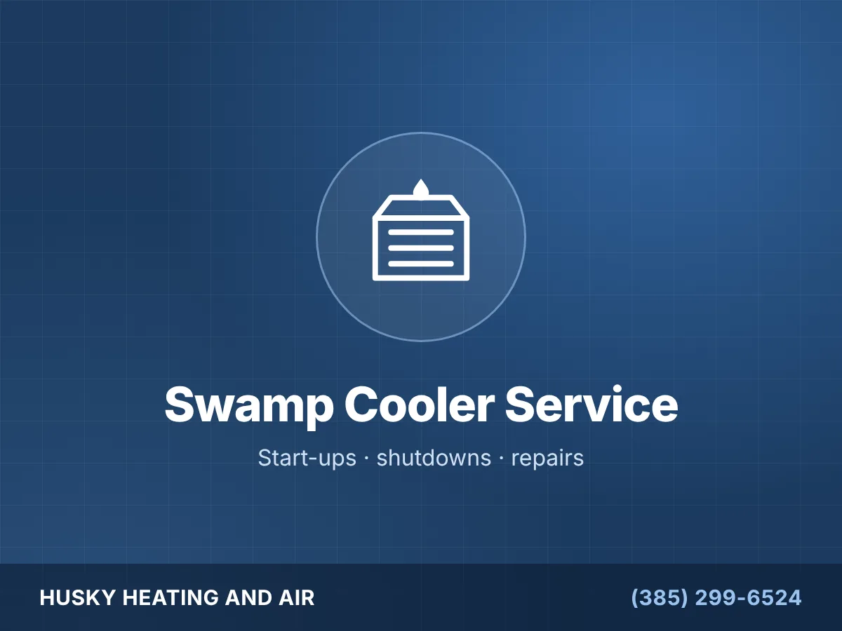 Swamp cooler start-up, shutdown and repair by Husky Heating and Air